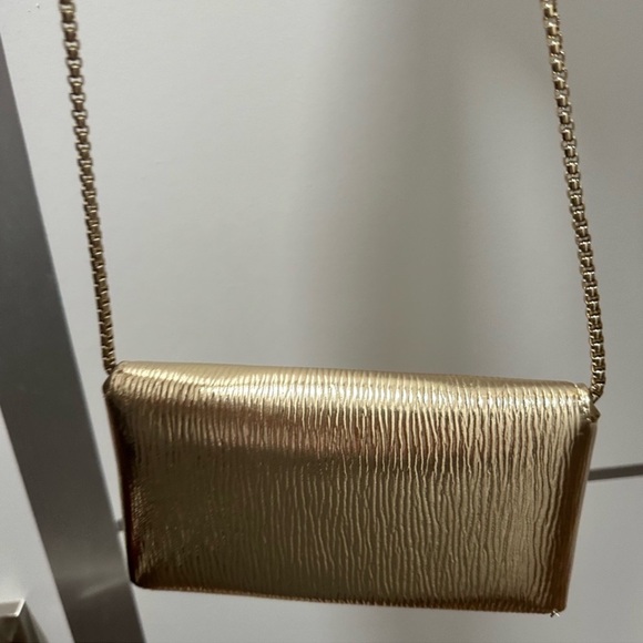 Gold Envelope Crossbody Bag - Picture 3 of 3